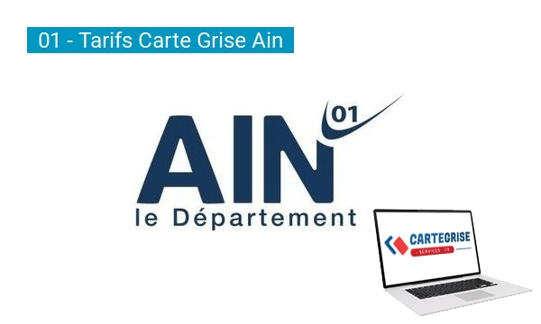 Tarifs des cartes grises