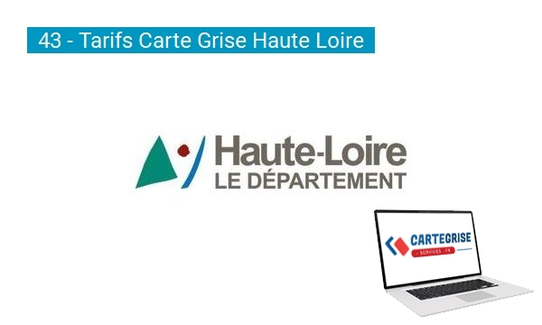 Tarifs des cartes grises