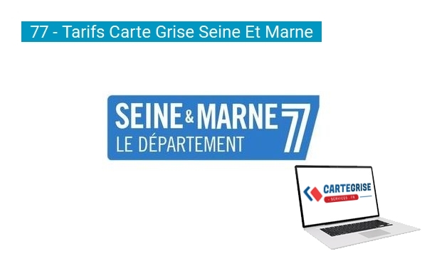 Tarifs des cartes grises