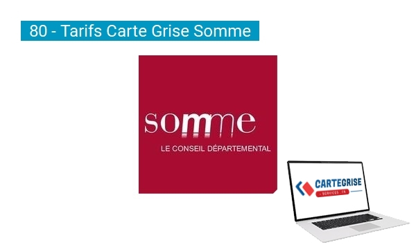 Tarifs des cartes grises