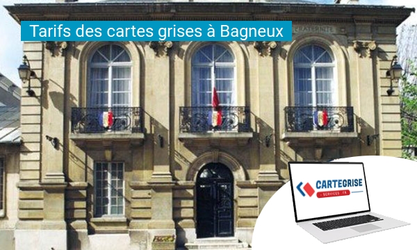 Tarifs des cartes grises