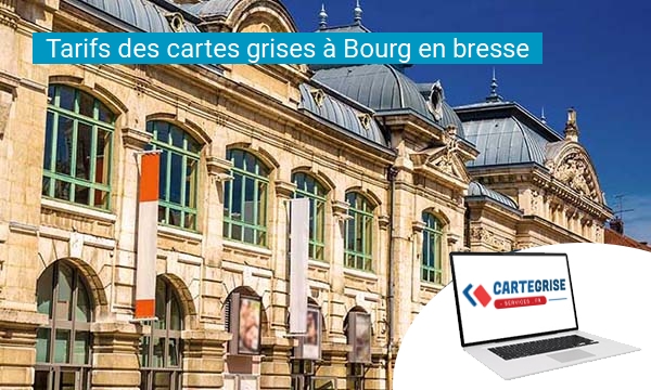 Tarifs des cartes grises