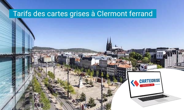 Tarifs des cartes grises