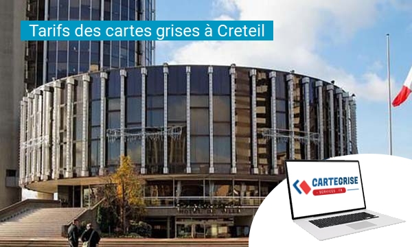 Tarifs des cartes grises