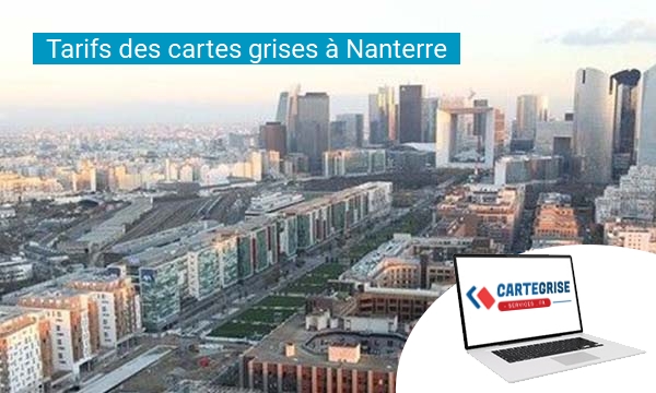 Tarifs des cartes grises
