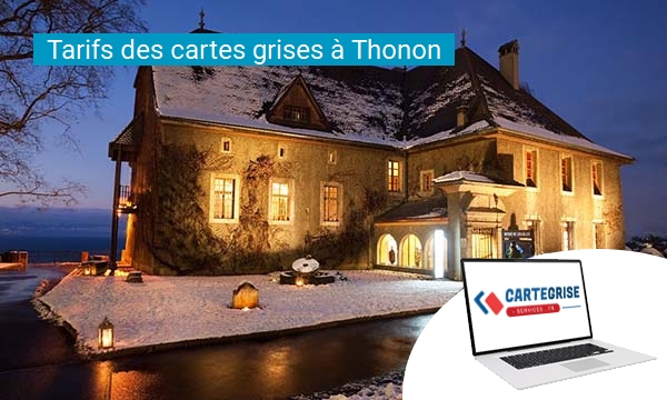 Tarifs des cartes grises