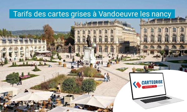 Tarifs des cartes grises