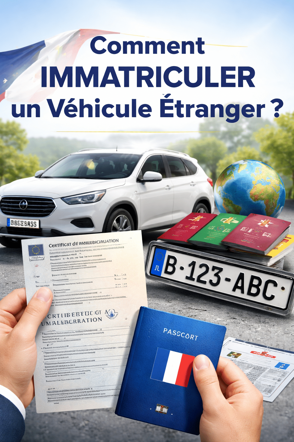Véhicule acheté dans l'Union européenne en cours d'immatriculation en France